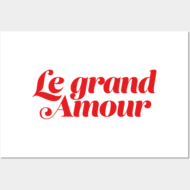 Le grand amour Wall Art by Nanaloo